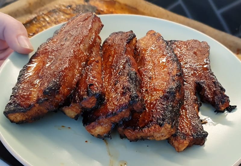 bbq pork slices