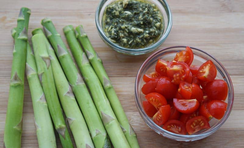 Asparagus Salad Ingredints