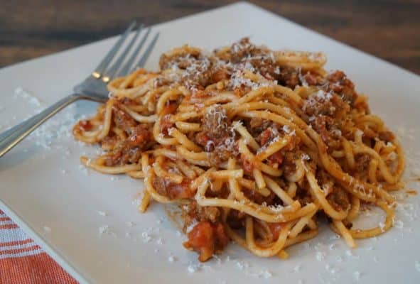 Homemade Spaghetti Meat Sauce