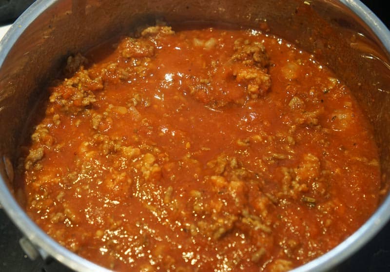 Homemade Spaghetti & Meat Sauce - A Food Lover's Kitchen