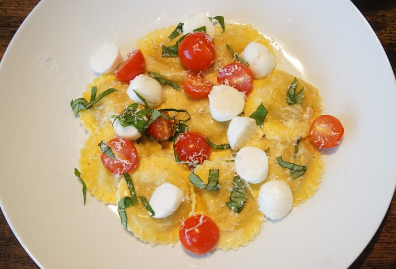 caprese ravioli
