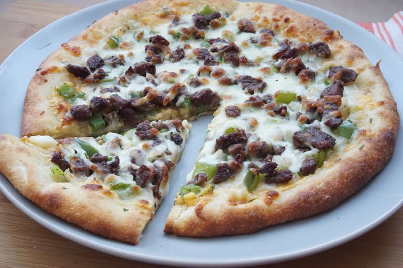 Philly Cheesesteak Pizza