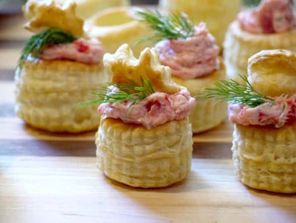 Smoked Salmon Pastry Cups