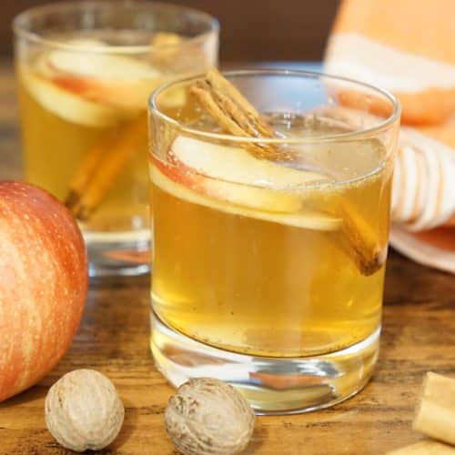 Apple Bourbon cocktail