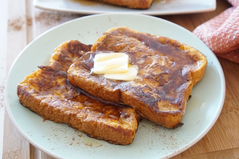 Pumpkin French Toast With Cinnamon Nutmeg A Food Lover S Kitchen