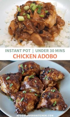 Instant Pot Chicken Adobo
