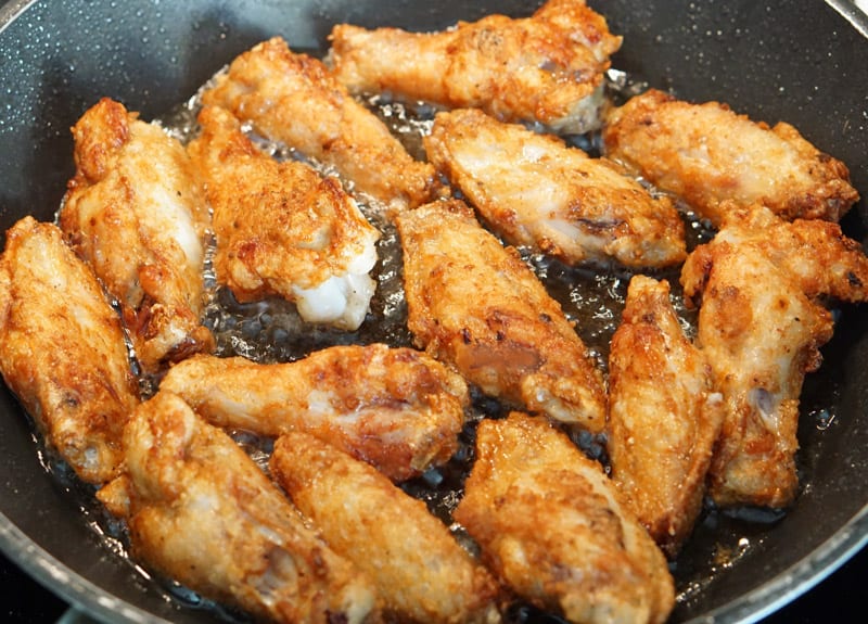 cooking chicken wings