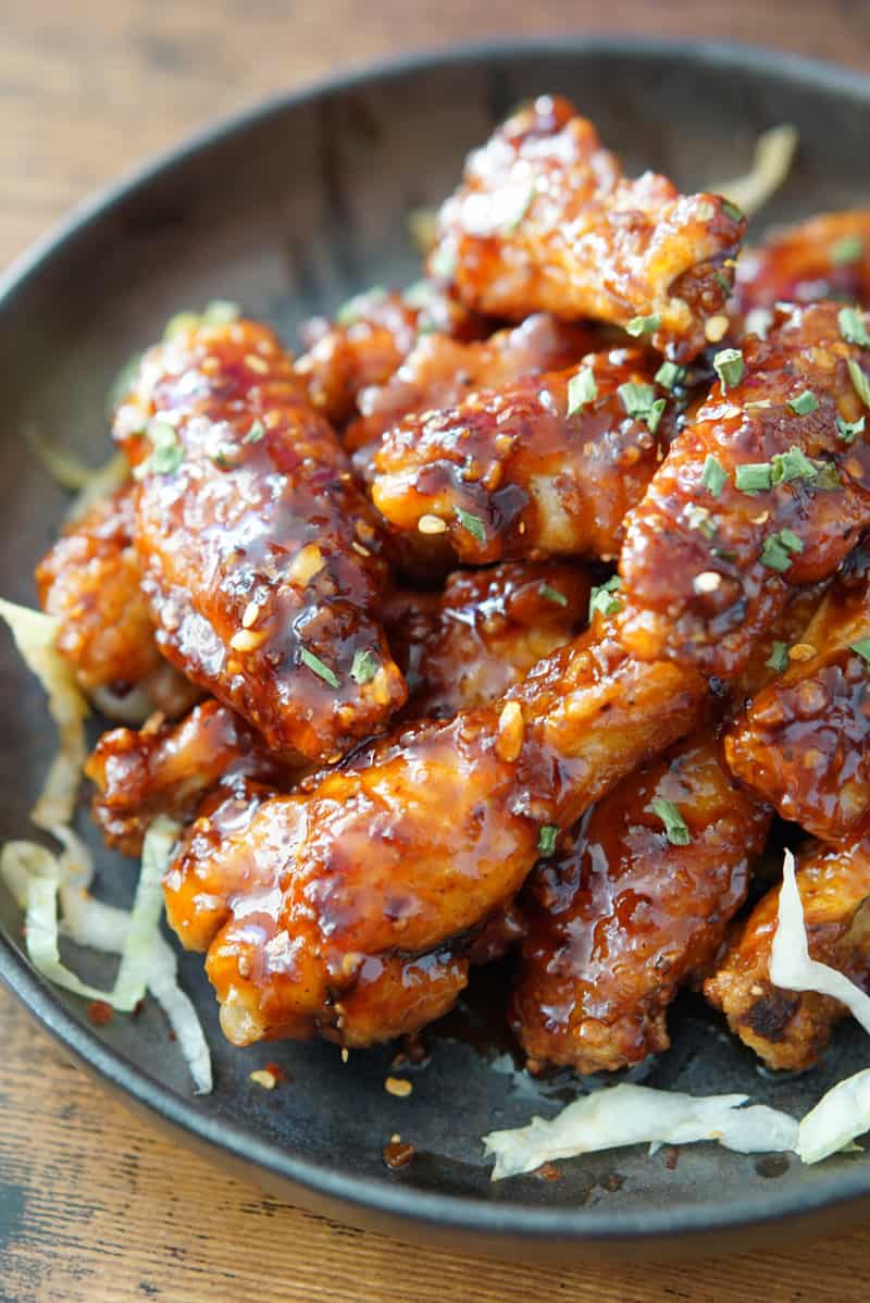 Sweet & Spicy Korean BBQ Wings - A Food Lover's Kitchen