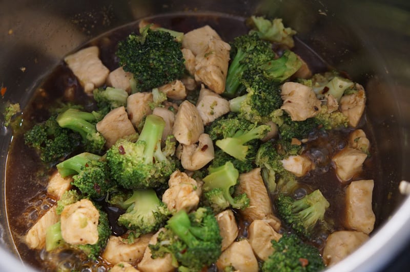 Chicken and broccoli discount in the instant pot