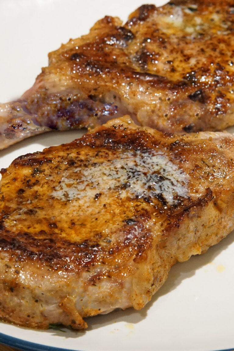 OvenBaked Tomahawk Pork Chops A Food Lover's Kitchen