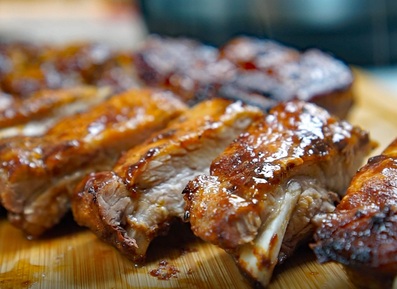 Easy Air Fryer Ribs - A Food Lover's Kitchen