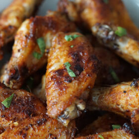 Cajun Dry Rub Chicken Wings