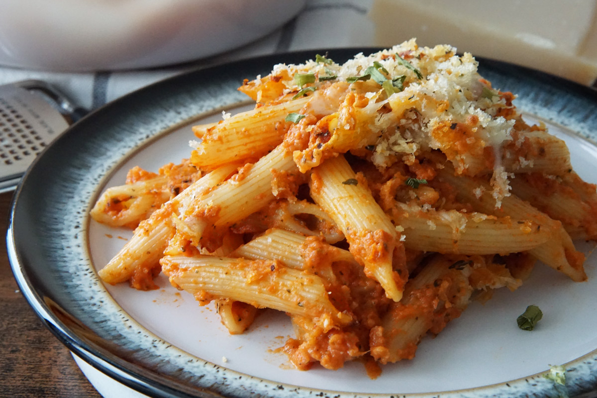 Five-Cheese Penne al Forno - A Food Lovers Kitchen