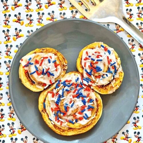 Mickey Mouse Cinnamon Rolls