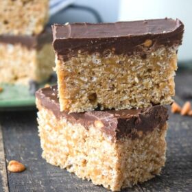 two stacked scotcheroo bars