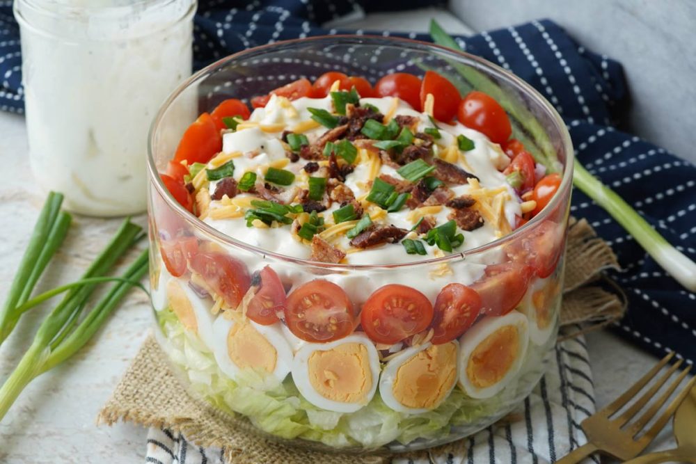 Classic 7 layer salad