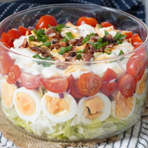 Classic 7 layer salad
