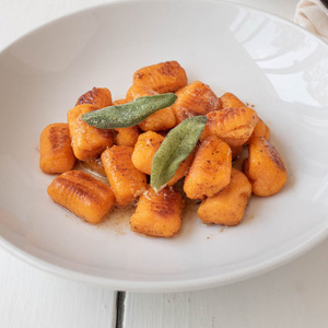 Sweet potato gnocchi with sage