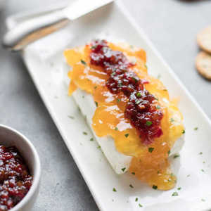 Sweet and spicy cream cheese dip