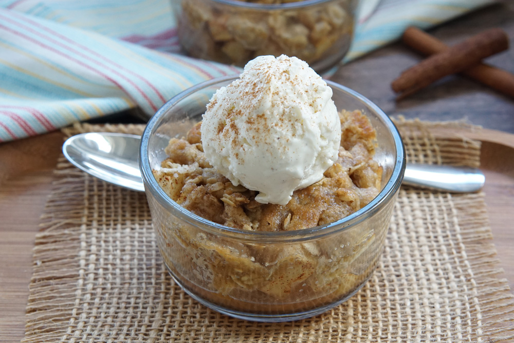 air fryer apple crisp