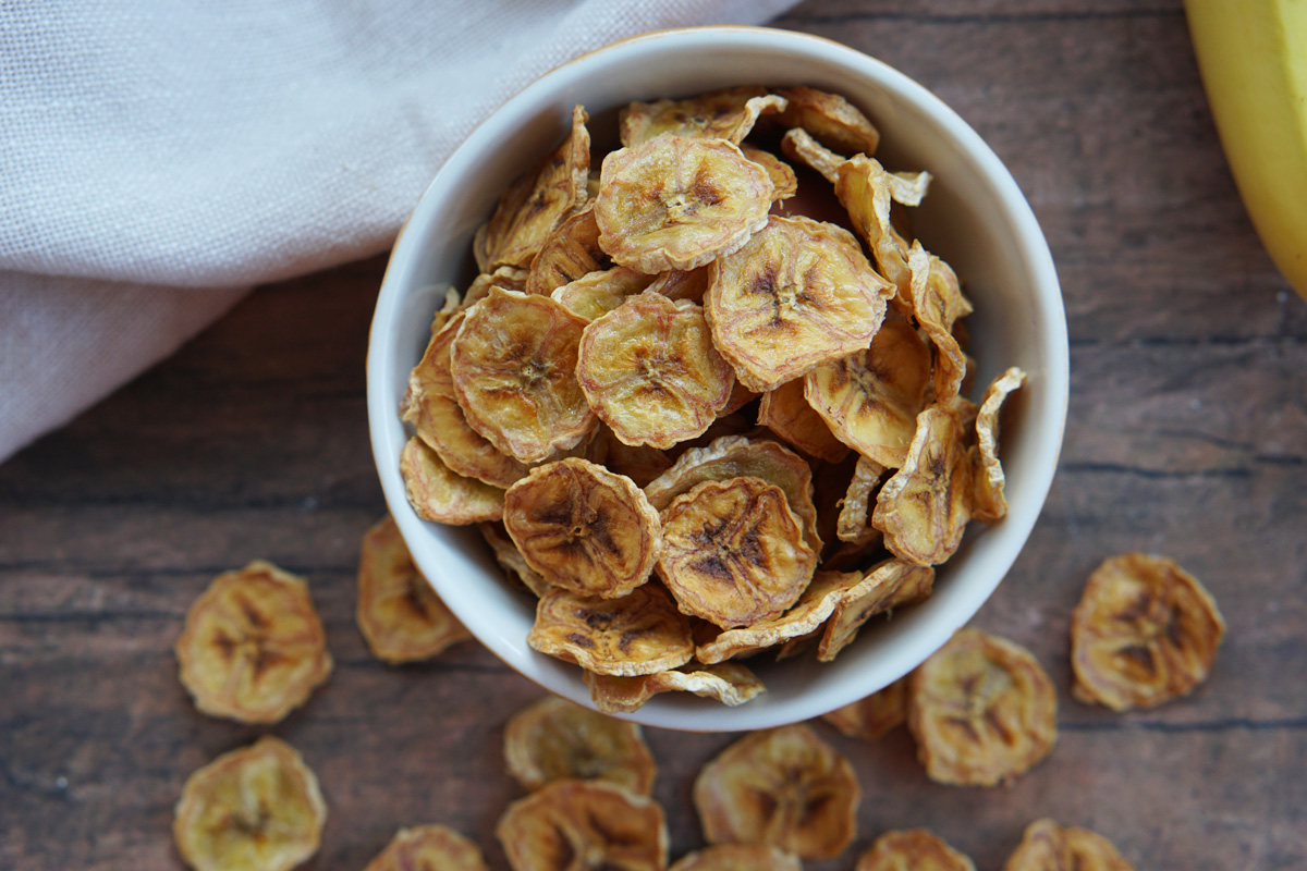 air fryer banana chips