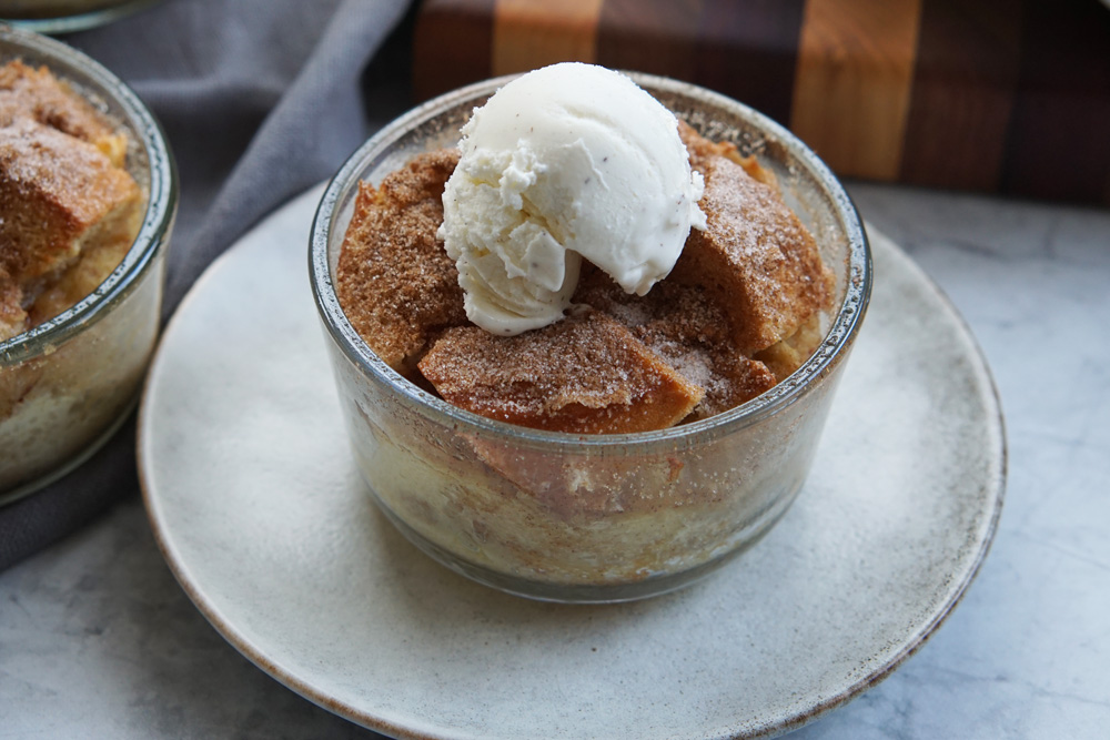 air fryer bread pudding