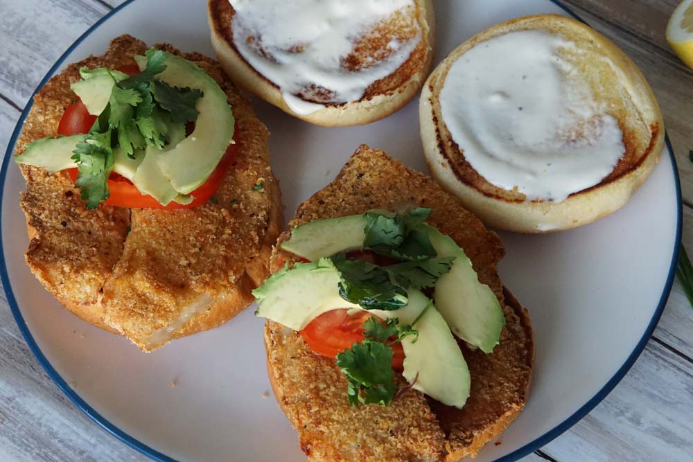 air fryer fish sandwiches