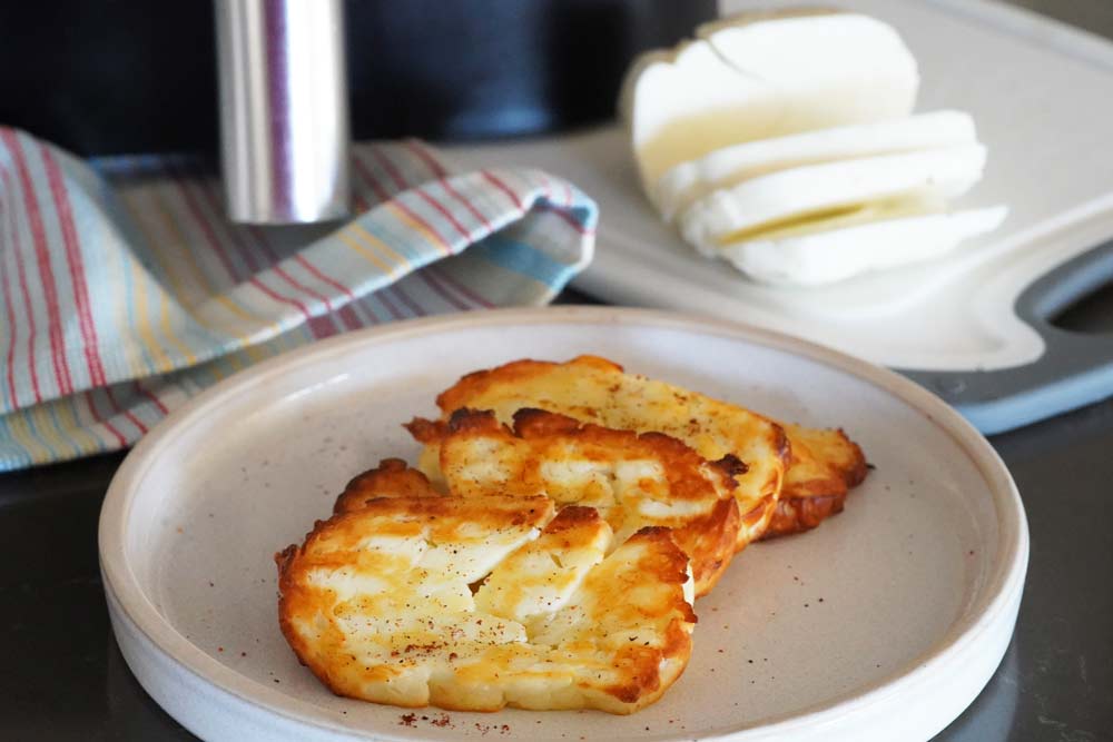 halloumi slices