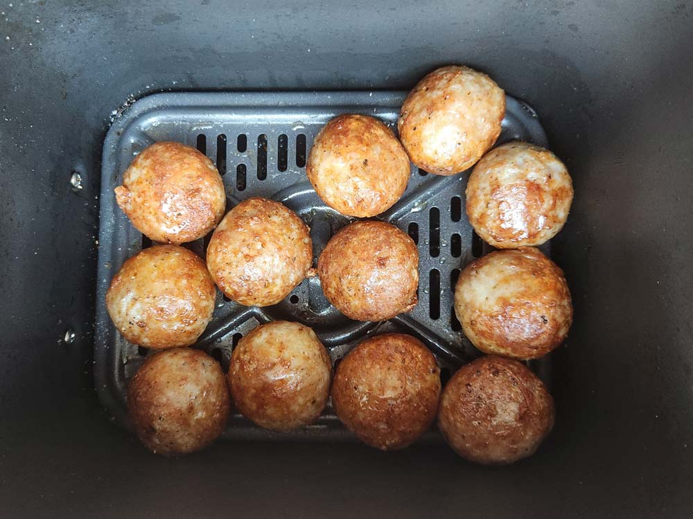 air fryer meatballs