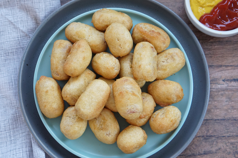 mini corndogs