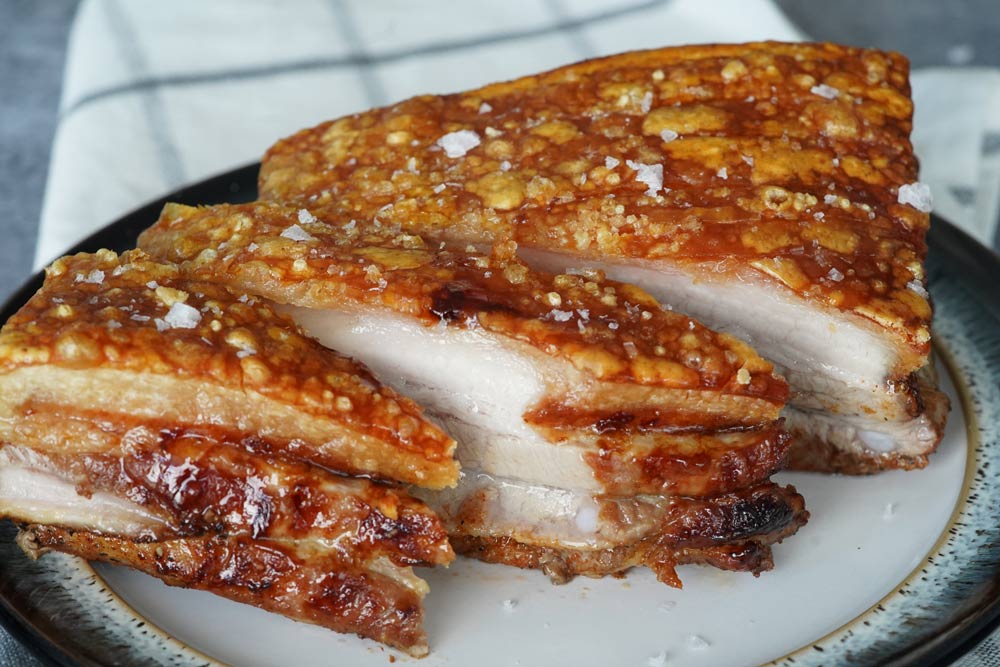 crispy af pork belly