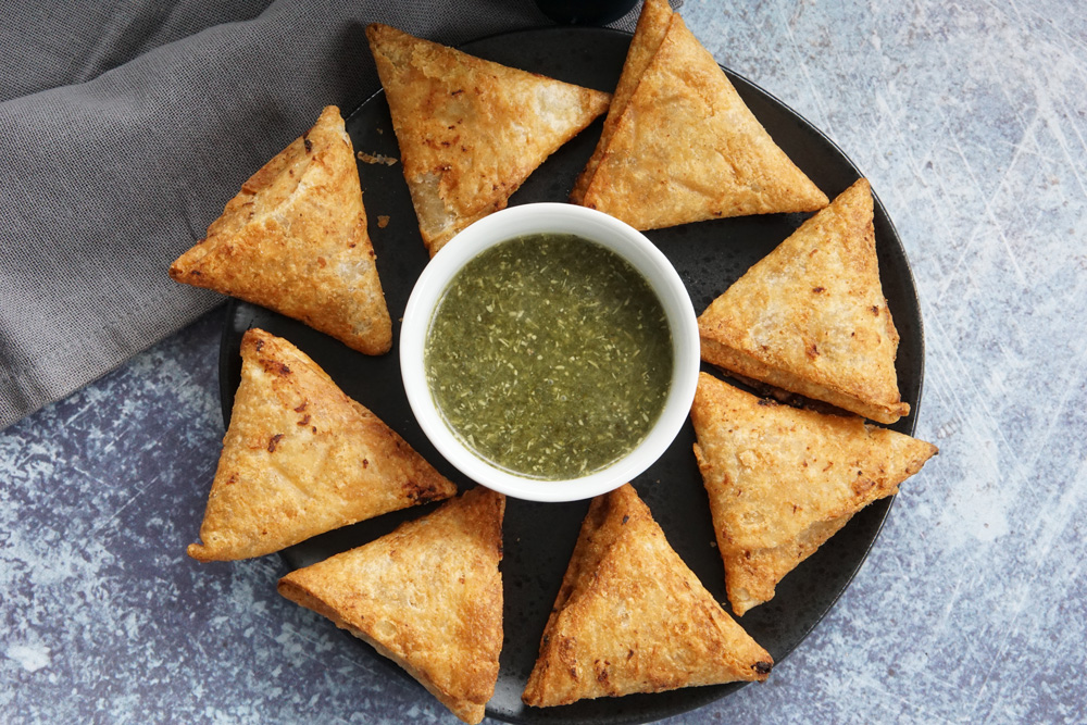 Air fryer samosas