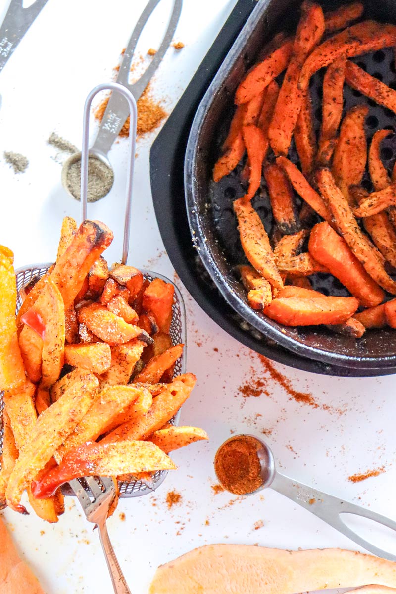 air fryer sweet potato fries