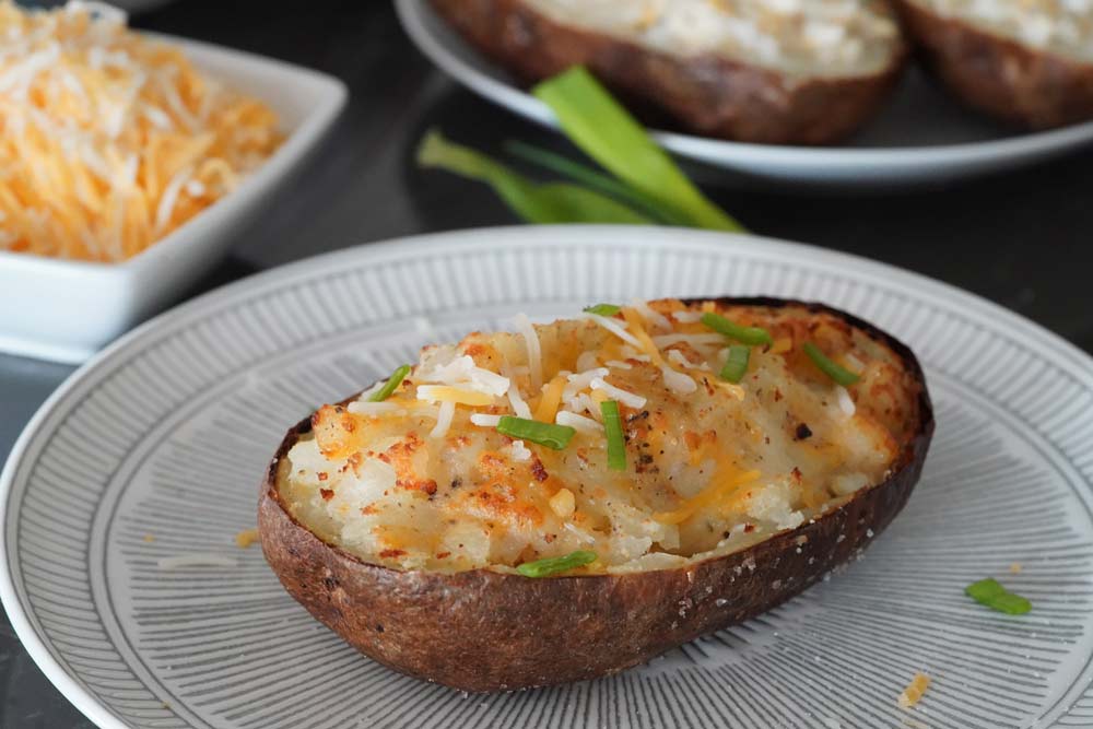 air fryer twice baked potatoes