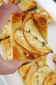 Apple & Brie Puff Pastry Bites - A Food Lover's Kitchen