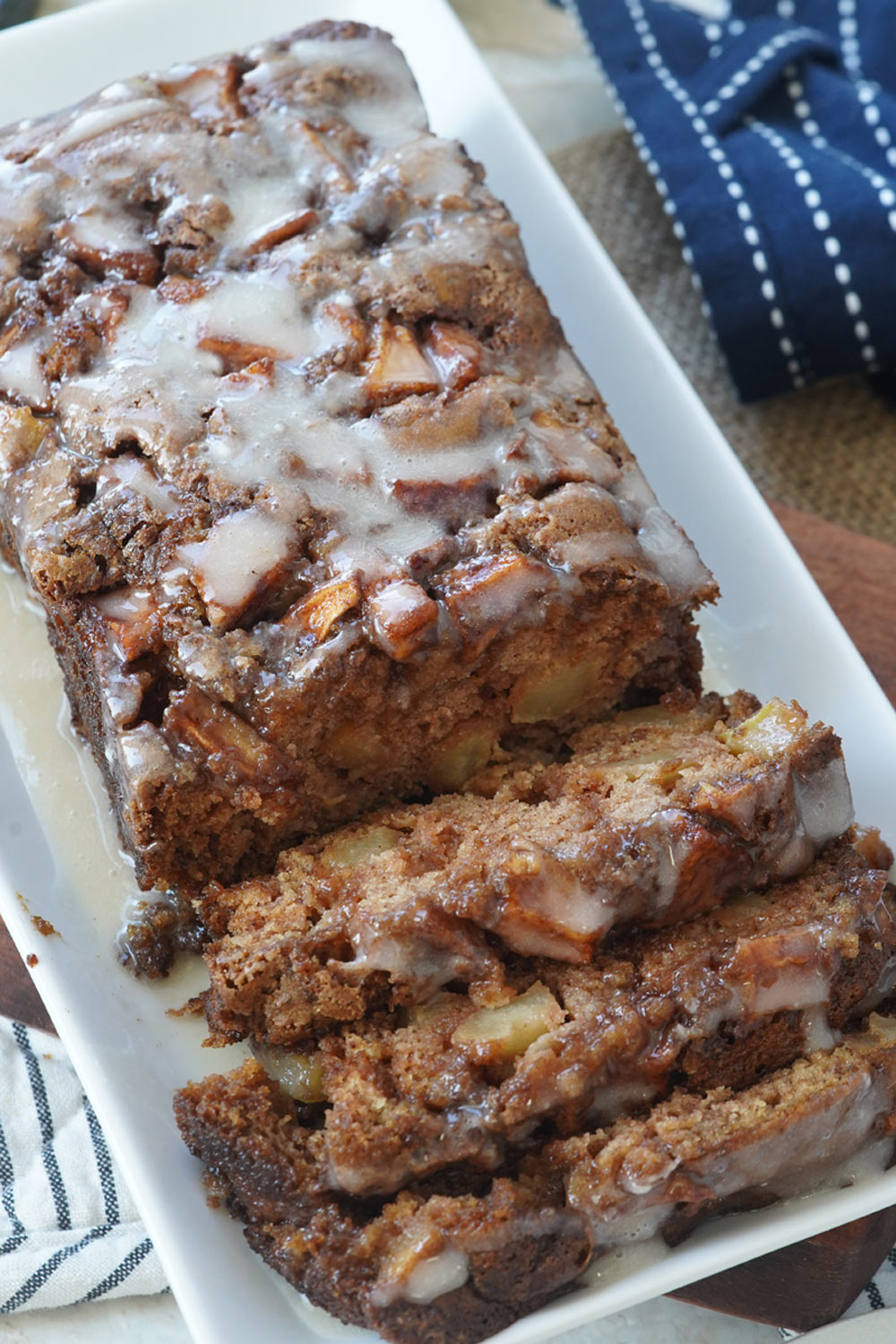 Apple fritter bread
