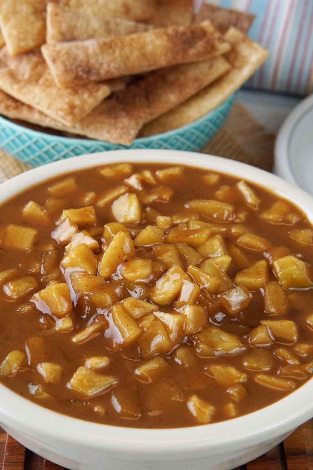 slow cooker apple pie dip