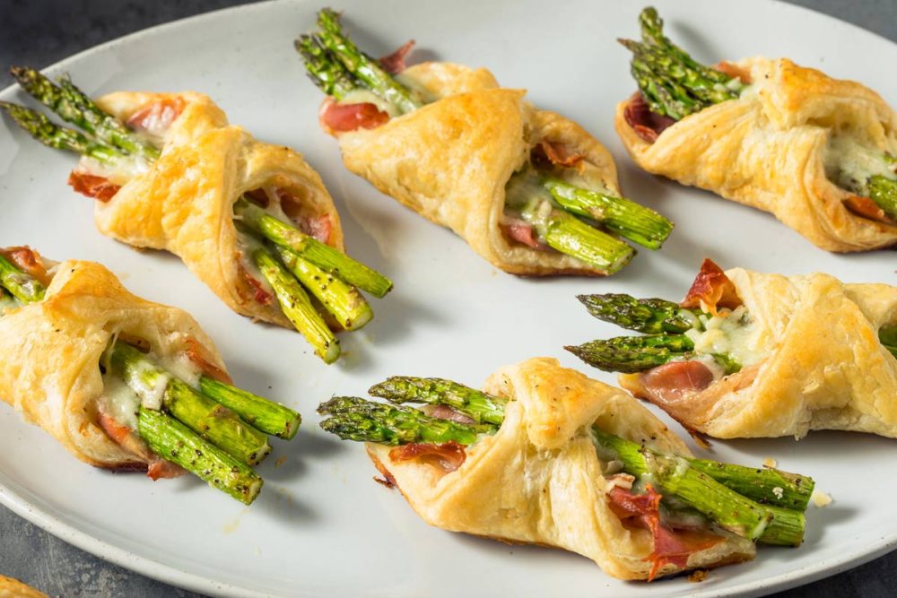 asparagus puff pastry wraps