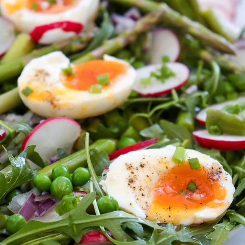 Asparagus and pea salad