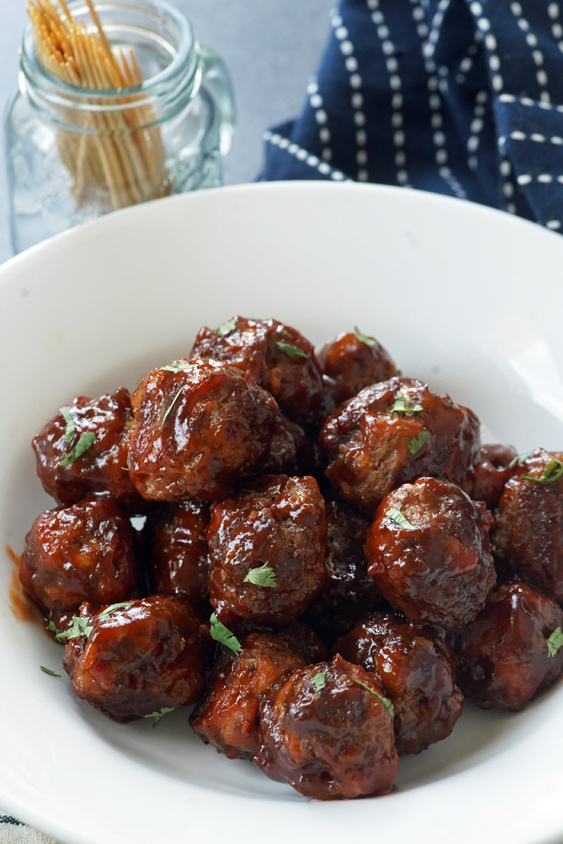 BBQ bacon meatballs