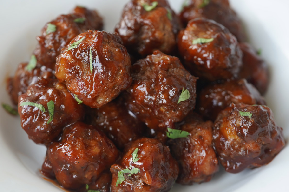 BBQ bacon meatballs