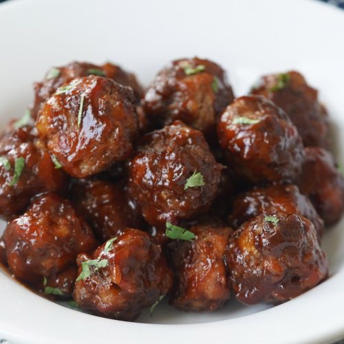BBQ bacon meatballs