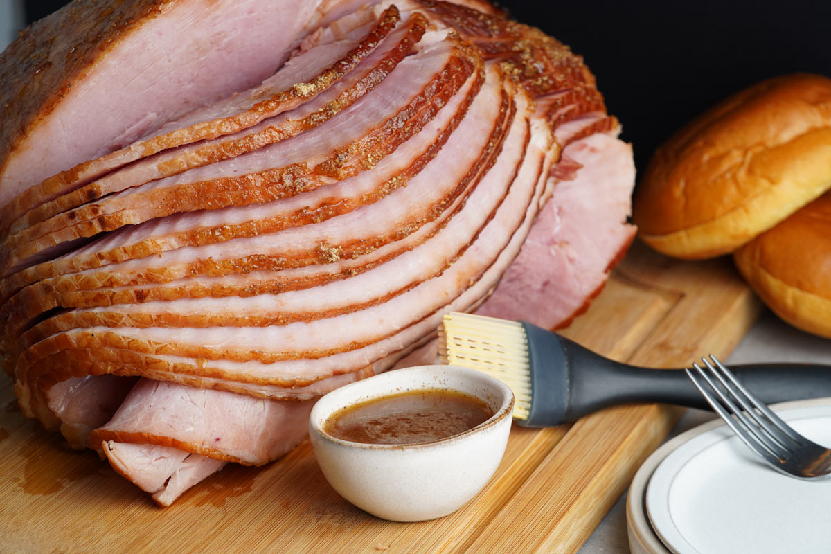 Baked spiral ham