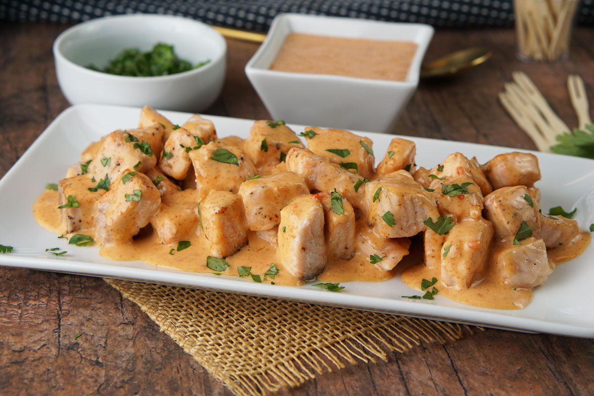 Bang Bang Salmon Bites