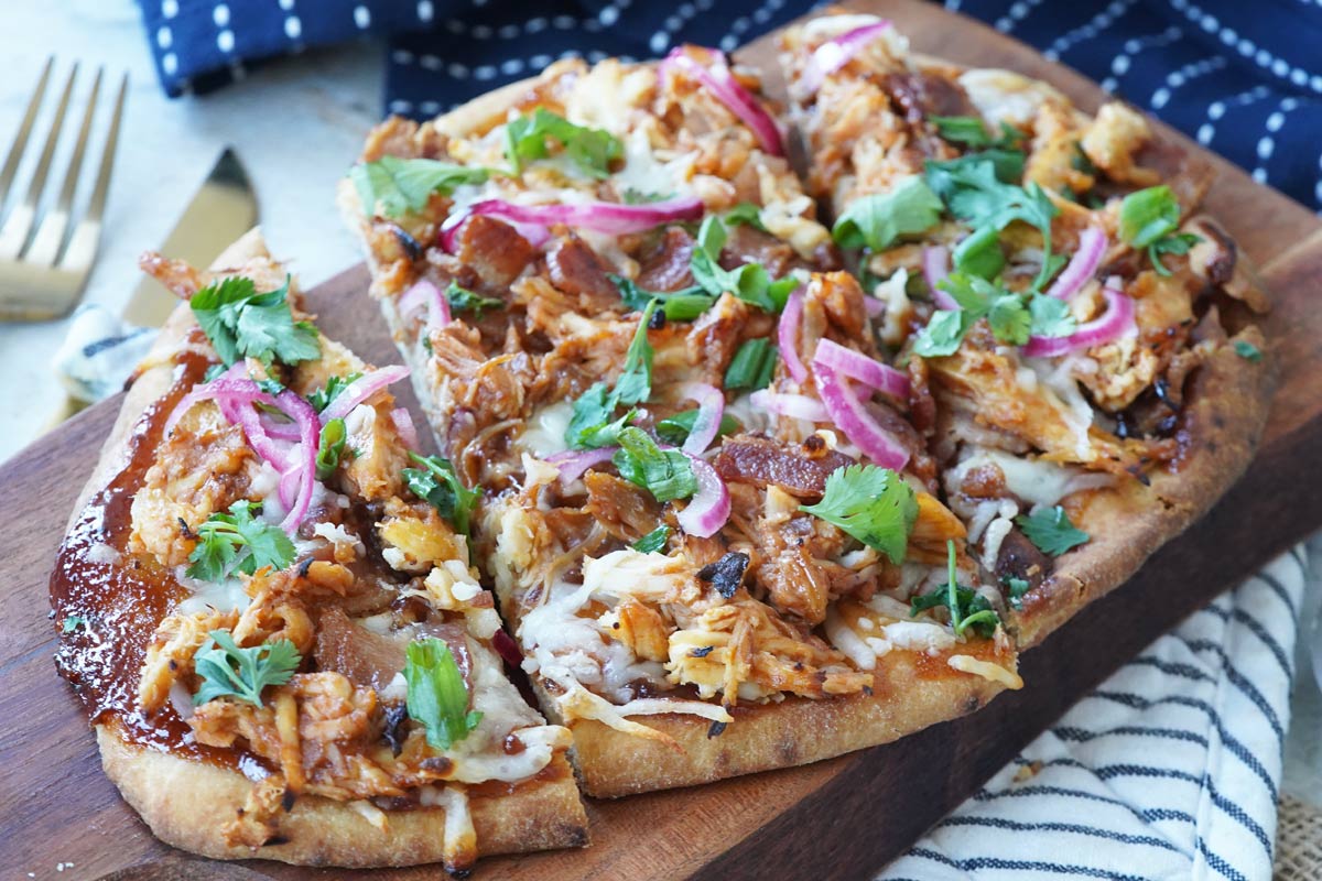 bbq chicken flatbread