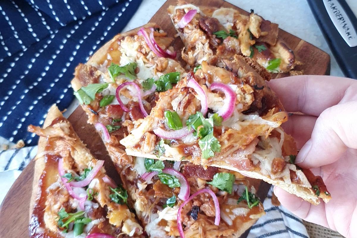 bbq chicken flatbread