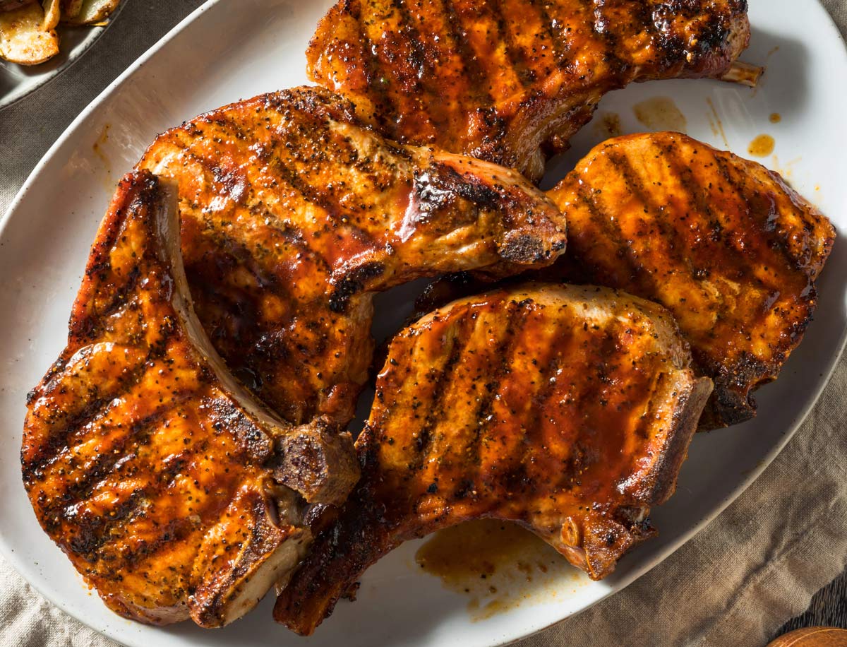 BBQ pork chops