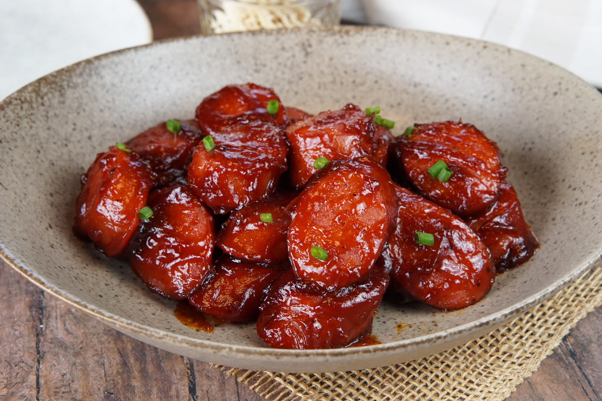 bbq smoked sausage bites