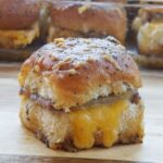 beef and cheddar slider