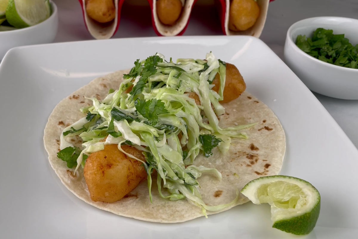 beer battered fish tacos
